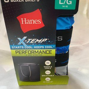 Hanes Boys' Underwear, X-Temp Stretch 5 Pack Boxer